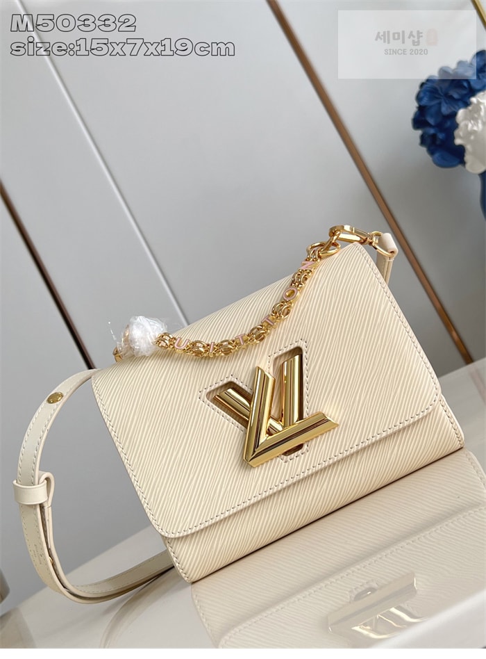 Louis Vuitton 루이비통 트위스트 PM 에삐 M50332 화이트 Bag 12번 이미지