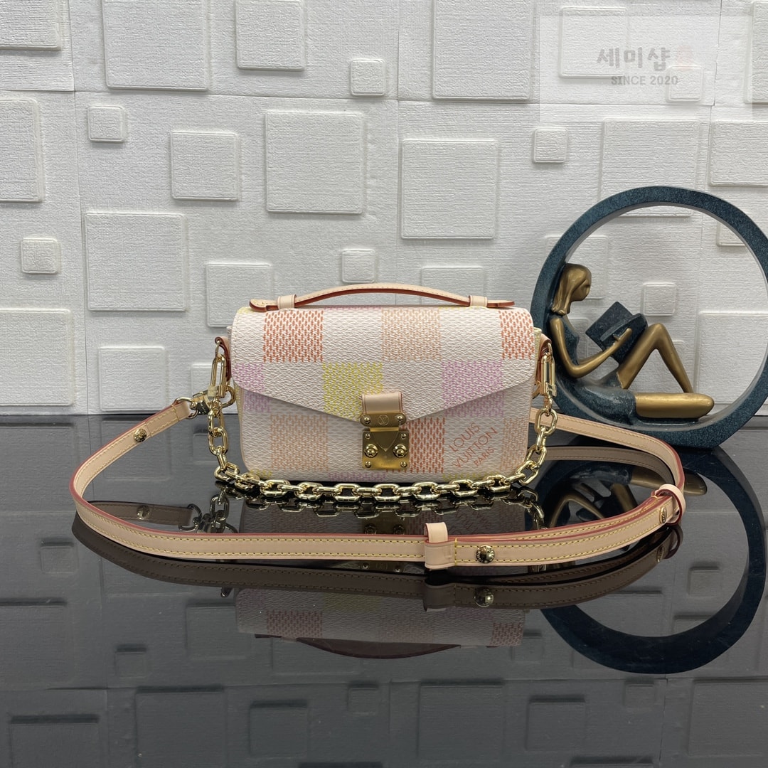 Louis Vuitton 루이비통 포쉐트 메티스 이스트웨스트 피치 토드 숄더백 N40749 피치 Bag 7번 이미지