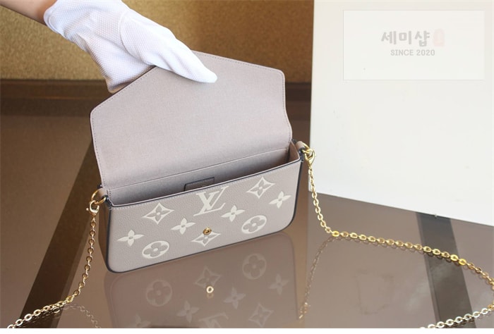 Louis Vuitton 루이비통 포쉐트 펠리시 앙프렝뜨 모노그램 M69977 바이컬러갈렛 Bag 5번 이미지