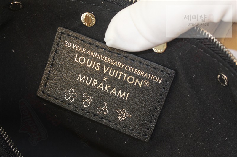 Louis Vuitton 루이비통 x TM 포쉐트 악세수아 블랙 모노그램 캔버스 멀티 M13663 멀티컬러 블랙 무라카미 Bag 9번 이미지