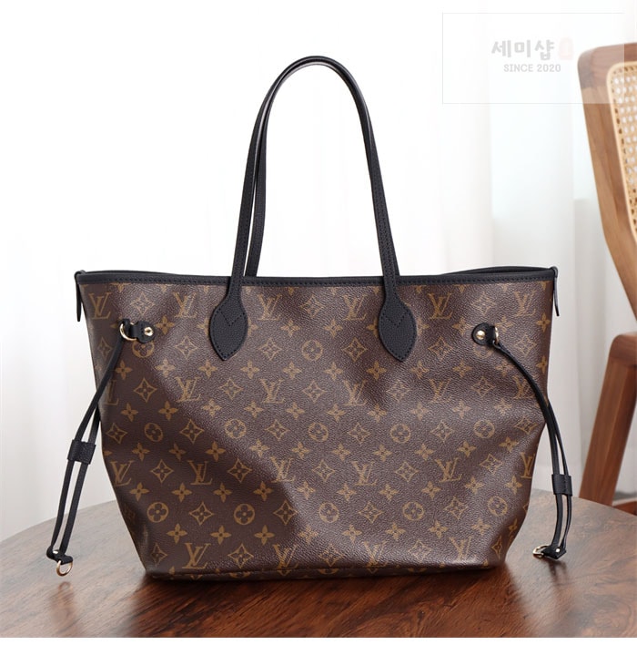 Louis Vuitton 루입비통 네버풀 인사이드 아웃 MM M28351 모노그램 블랙 Bag 9번 이미지