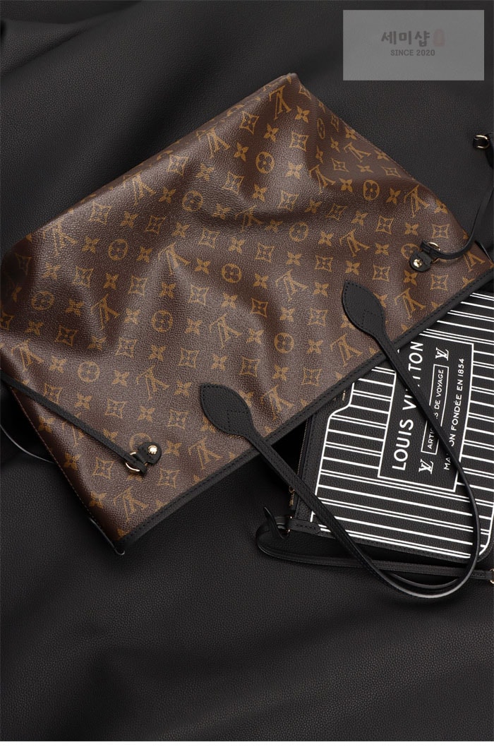 Louis Vuitton 루입비통 네버풀 인사이드 아웃 MM M28351 모노그램 블랙 Bag 24번 이미지
