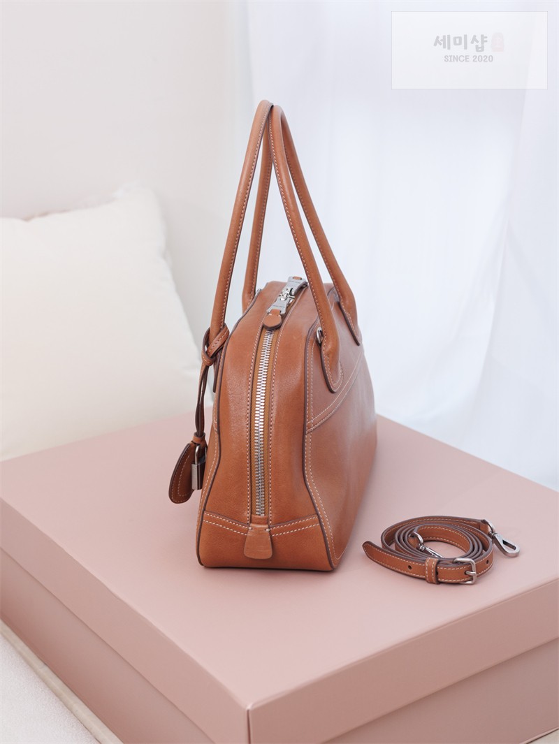 Miu Miu 미우미우 비반트 나파 레더 백 5bb199 꼬냑 Bag 6번 이미지
