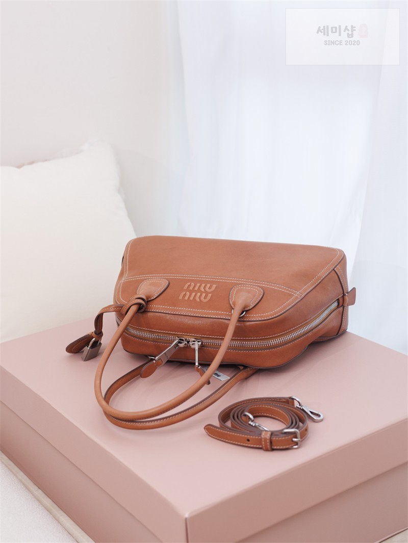 Miu Miu 미우미우 비반트 나파 레더 백 5bb199 꼬냑 Bag 10번 이미지