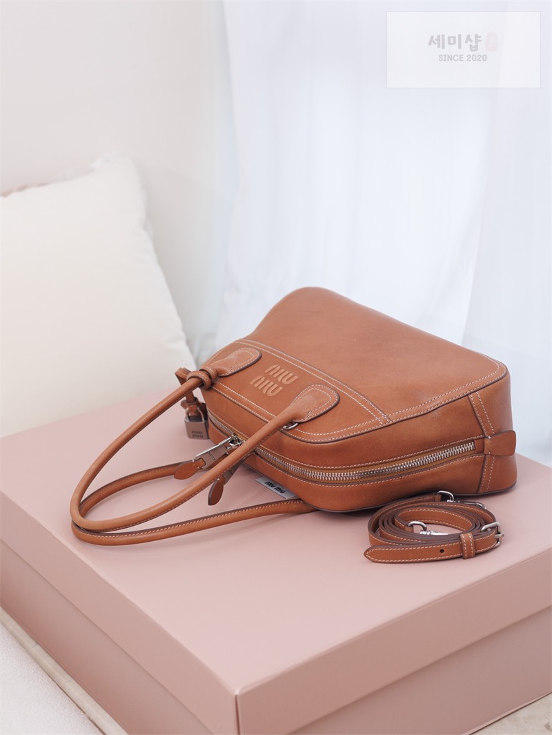 Miu Miu 미우미우 비반트 나파 레더 백 5bb199 꼬냑 Bag 11번 이미지