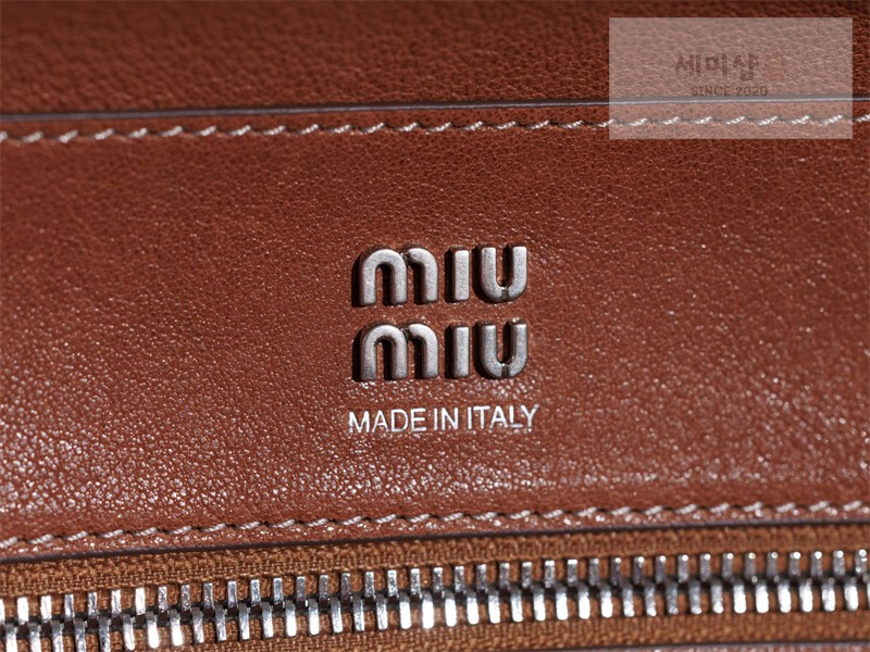 Miu Miu 미우미우 비반트 나파 레더 백 5bb199 꼬냑 Bag 25번 이미지