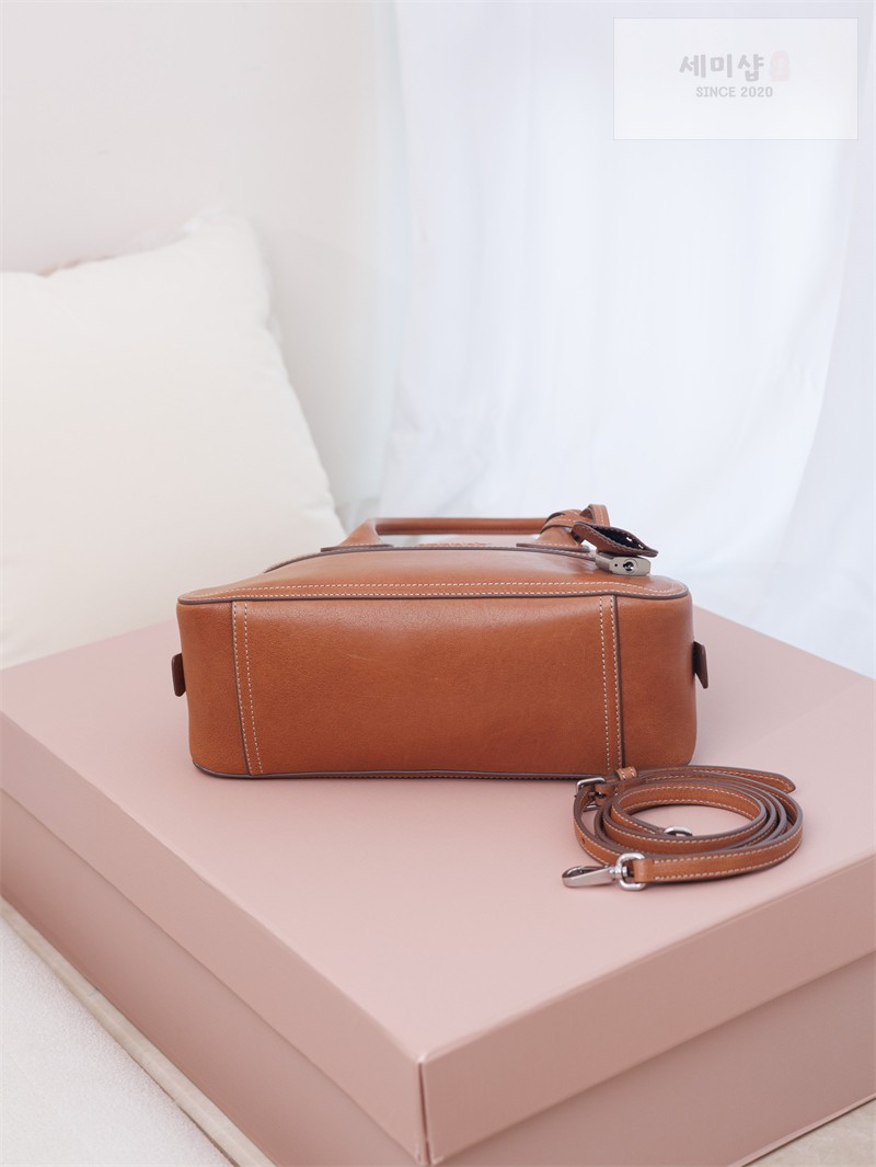 Miu Miu 미우미우 비반트 나파 레더 스몰 백 5BB200 꼬냑 Bag 12번 이미지