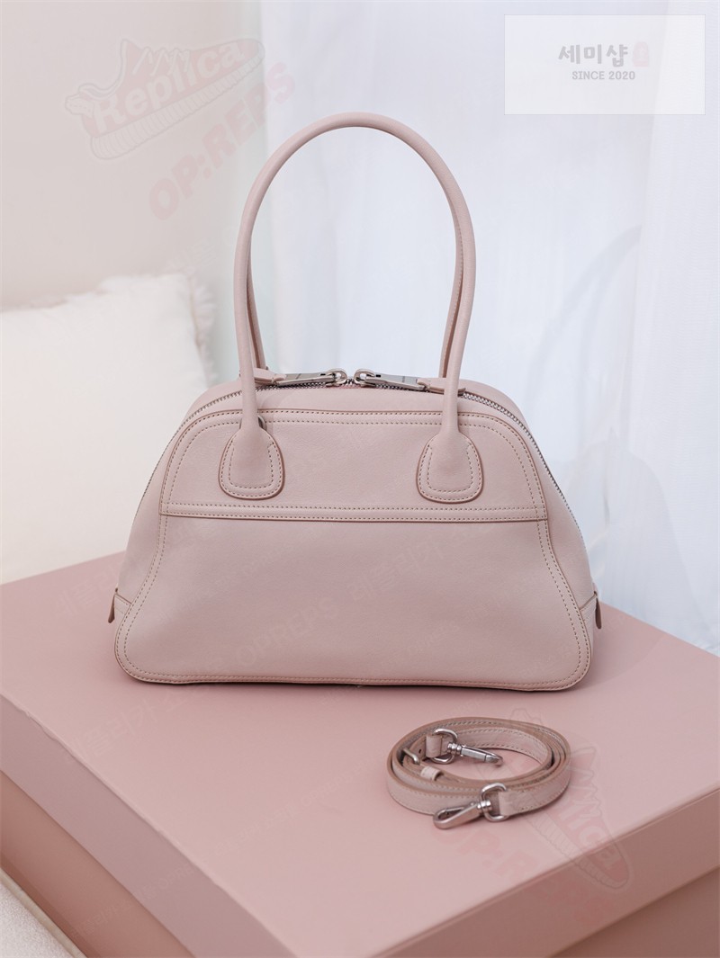 Miu Miu 미우미우 비방 나파 레더 백 5bb199 오키드 핑크 Bag 8번 이미지