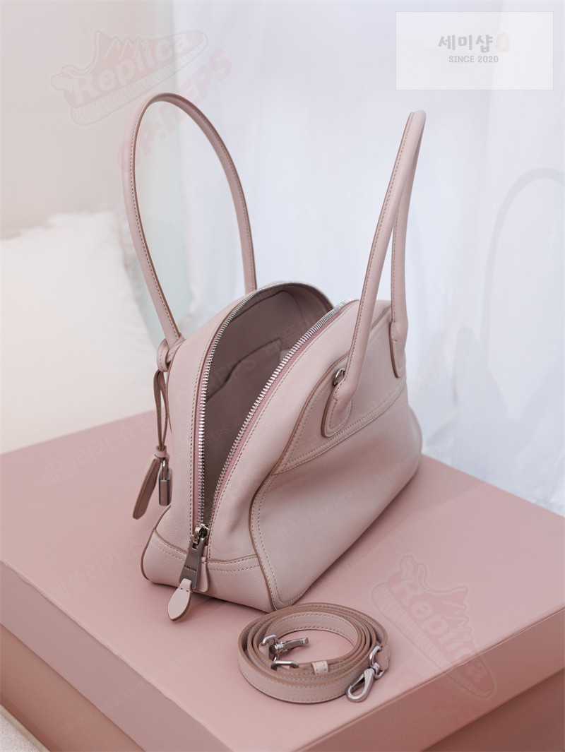 Miu Miu 미우미우 비방 나파 레더 백 5bb199 오키드 핑크 Bag 9번 이미지