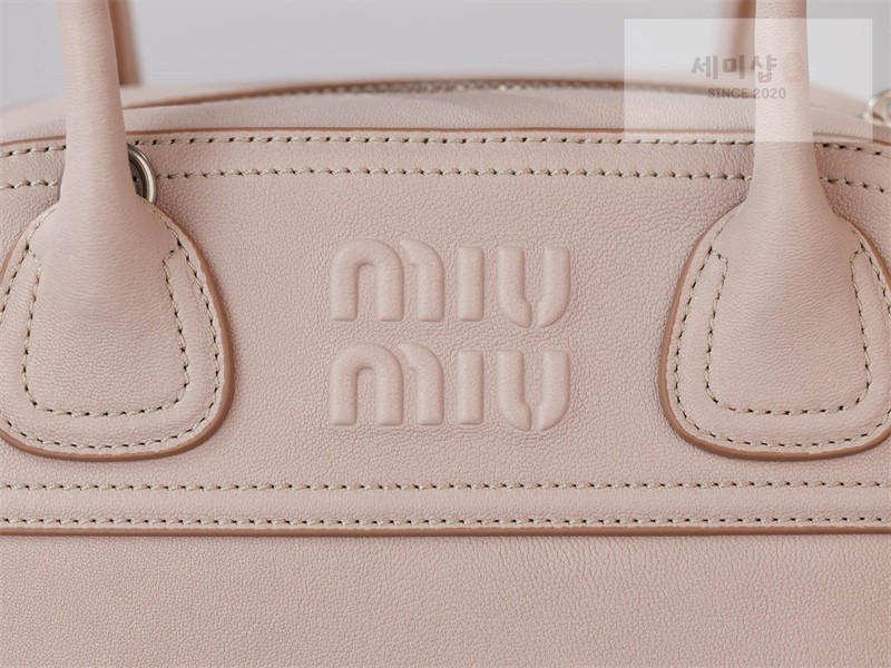 Miu Miu 미우미우 비방 스몰 나파 레더 백 5BB200 오키드 핑크 Bag 1번 이미지