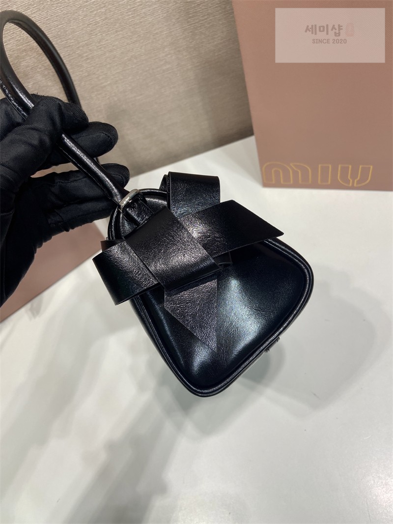 Miu Miu 미우미우 샤이니 레더 파우치 5NE029 꼬냑 (브라운) Bag 27번 이미지