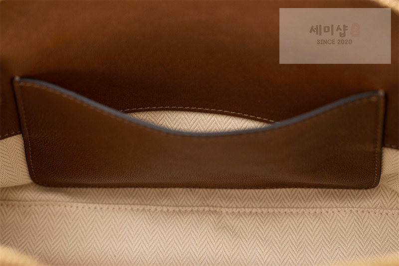 Miu Miu 미우미우 아방뛰르 나파 레더 탑 핸들 백 5BB169 꼬냑 Bag 15번 이미지