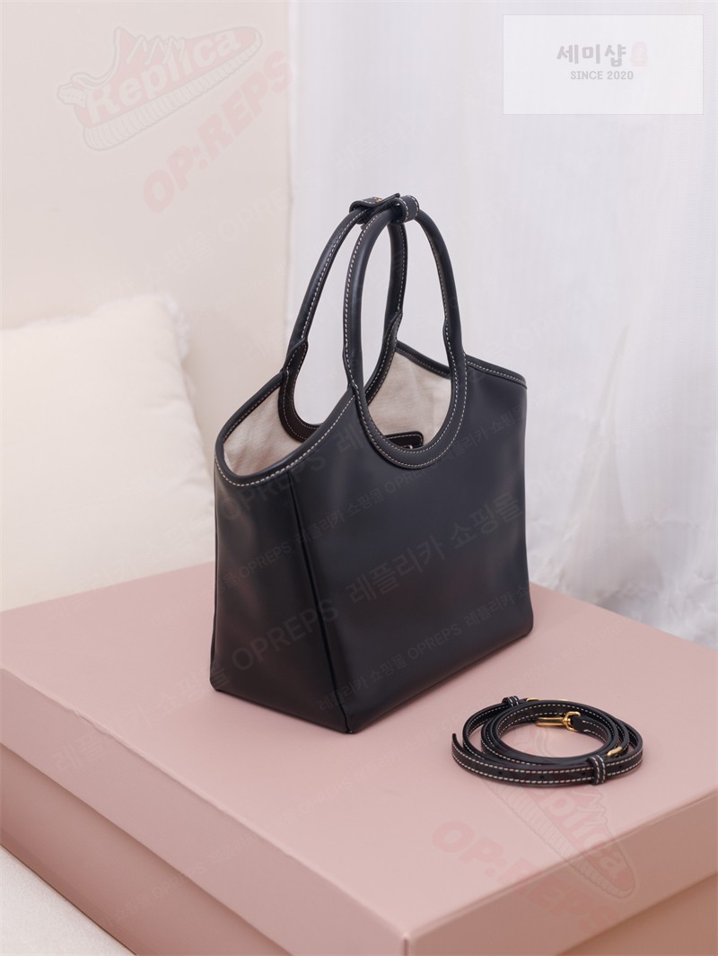 Miu Miu 미우미우 아이비 레더 백 5BA284 블랙 Bag 11번 이미지
