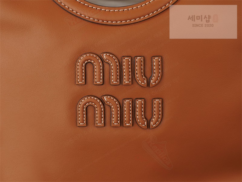 Miu Miu 미우미우 아이비 레더 백 5BA284 꼬냑 Bag 4번 이미지