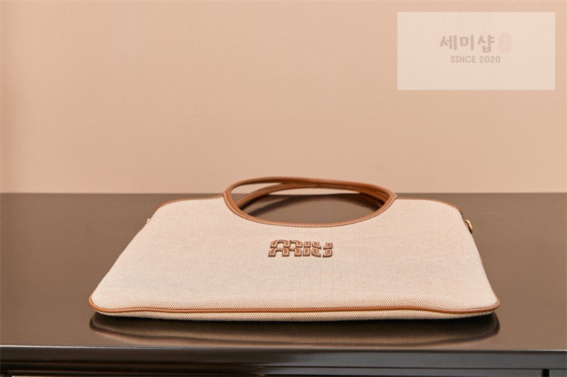 Miu Miu 미우미우 아이비 캔버스 백 5BG231 캔버스 Bag 11번 이미지