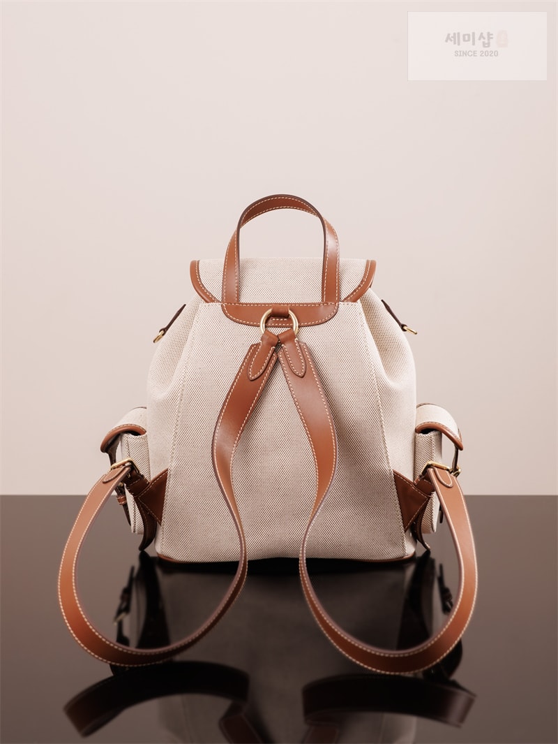 미우미우 미우미우 캔버스 가죽 백팩 라지 5BZ042 레플리카 3번 이미지 - Bag | 세미샵 레플리카 사이트