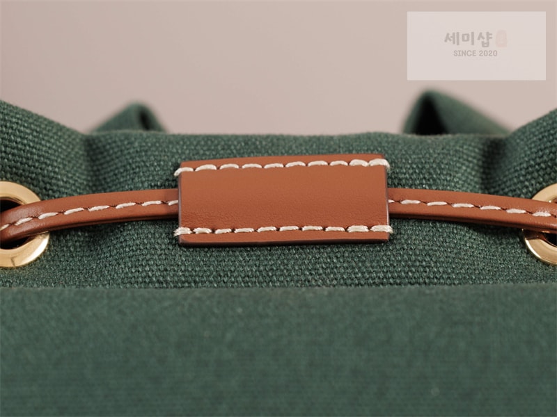 미우미우 미우미우 캔버스 가죽 백팩 라지 5BZ042 Bag 6번 이미지
