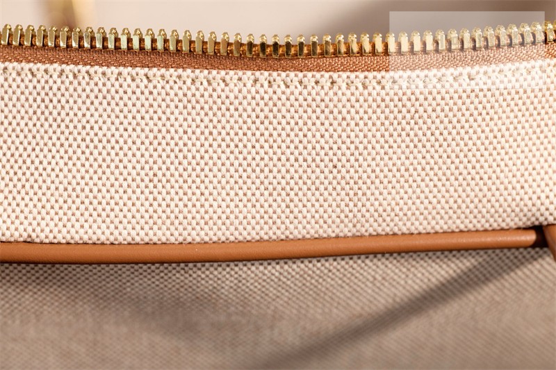 Miu Miu 미우미우 캔버스 레더 보 백 5BB163 캔버스 Bag 19번 이미지