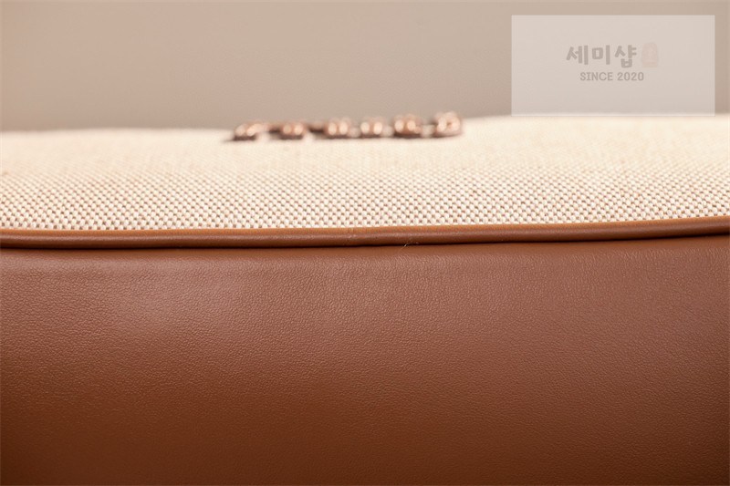 Miu Miu 미우미우 캔버스 레더 스몰 보 백 5BB173 캔버스 Bag 15번 이미지
