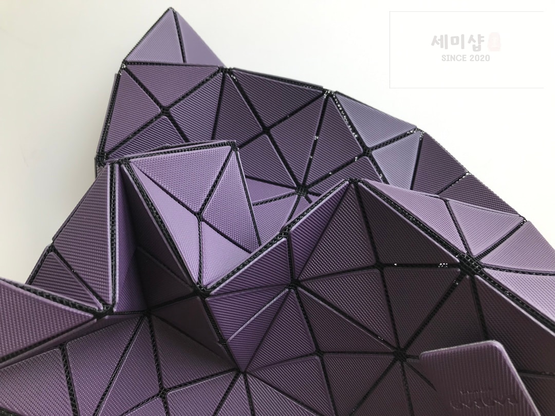 바오바오 바오바오 루센트 토트백 딥 퍼플 Bag 10번 이미지
