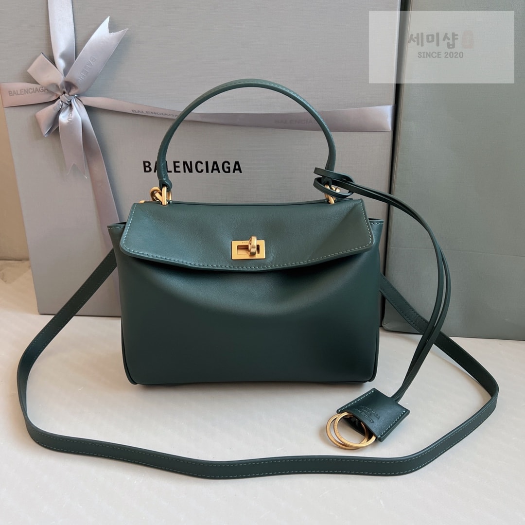 발렌시아가 발렌시아가 미니 로데오 다크 카키 Bag 1번 이미지