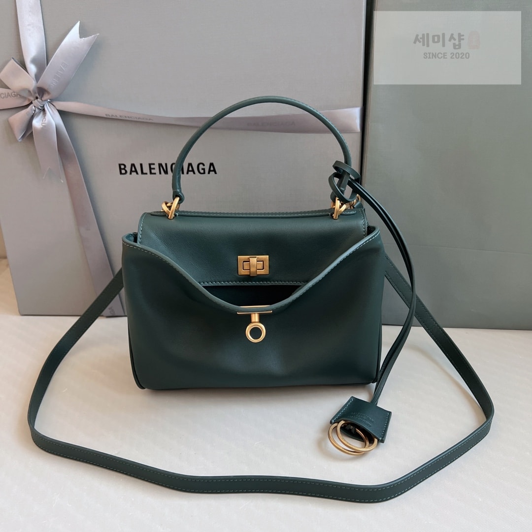 발렌시아가 발렌시아가 미니 로데오 다크 카키 Bag 5번 이미지