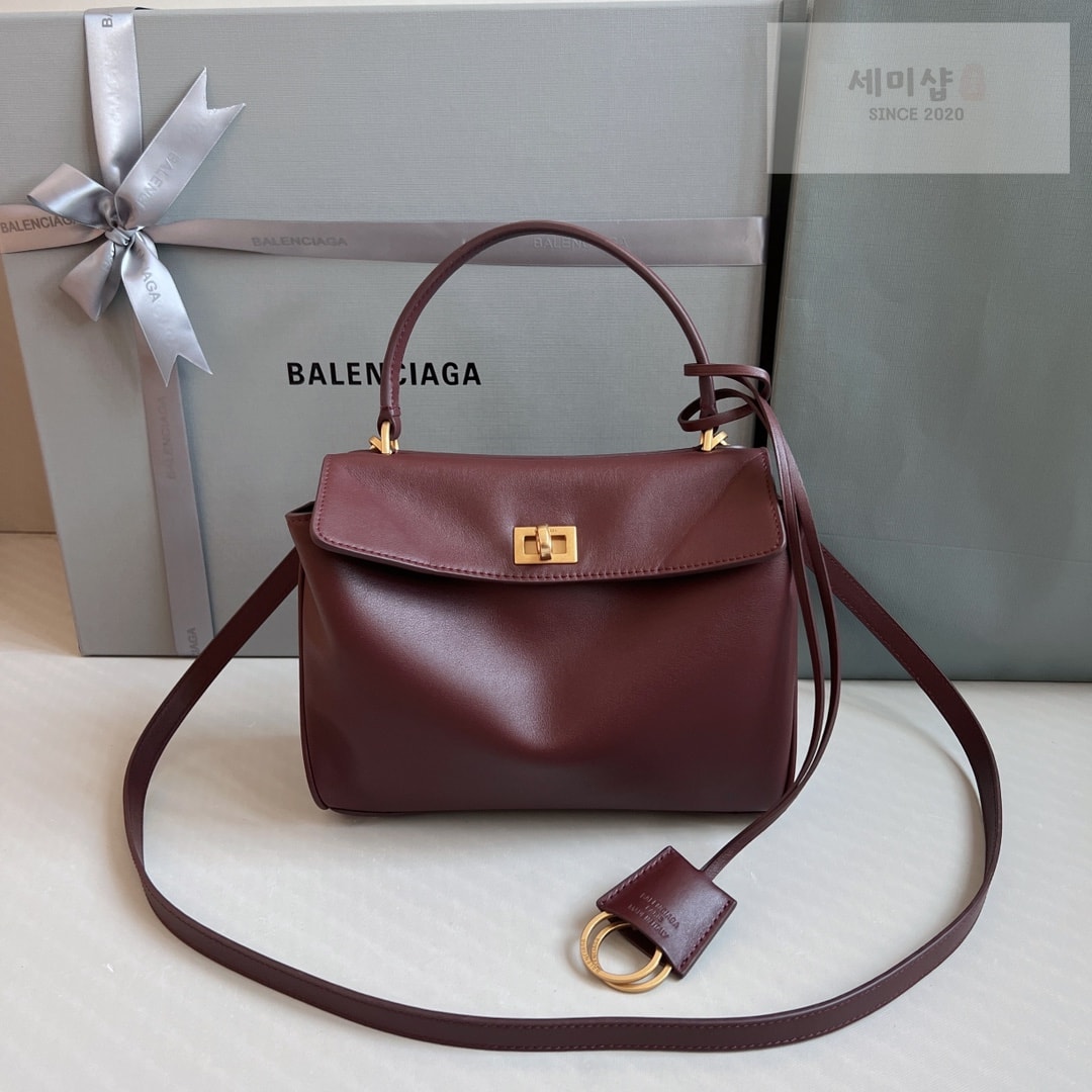 발렌시아가 발렌시아가 미니 로데오 다크 보르도 (버건디) Bag 1번 이미지