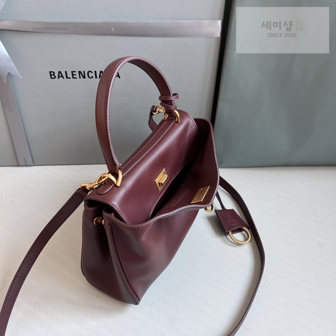 발렌시아가 발렌시아가 미니 로데오 다크 보르도 (버건디) Bag 3번 이미지