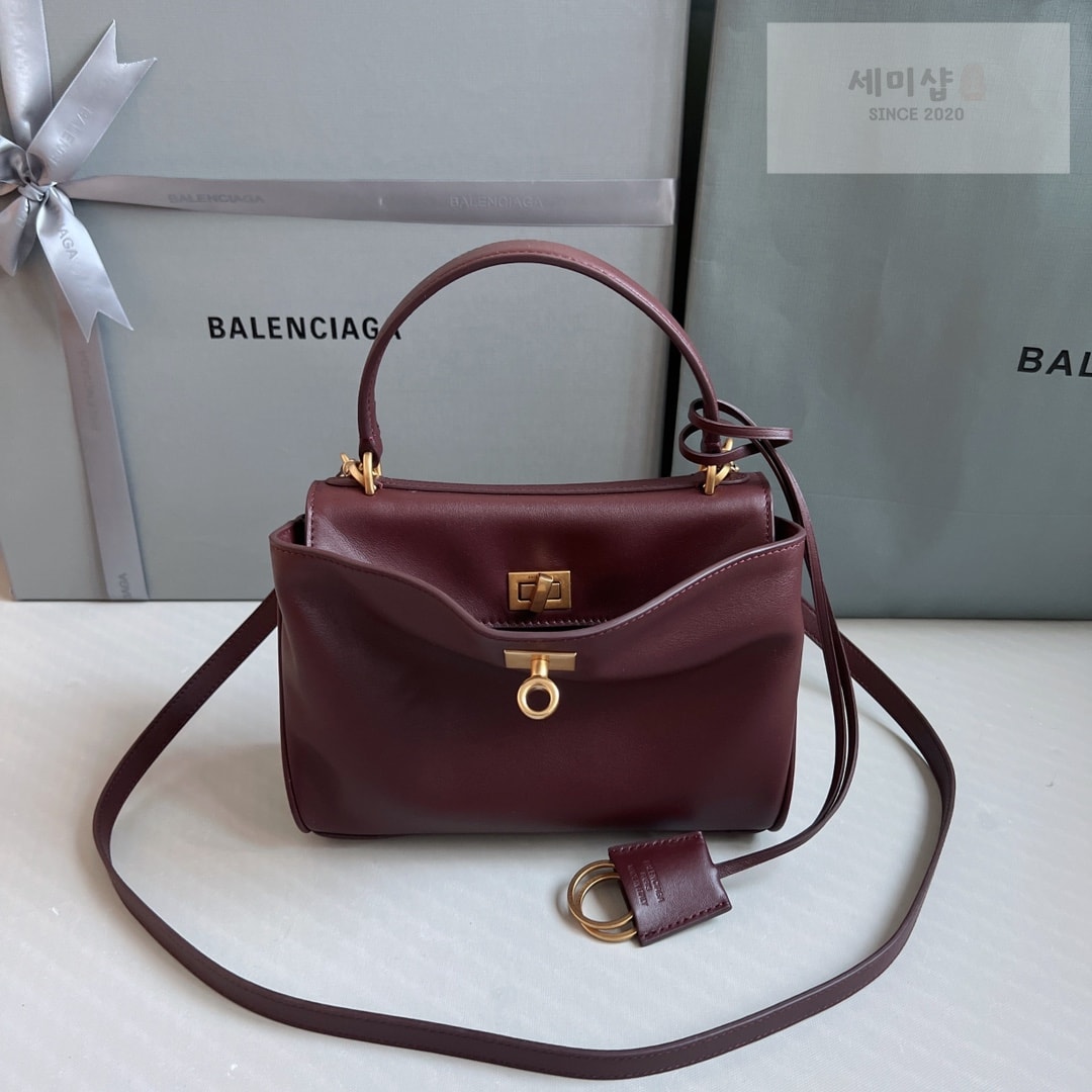 발렌시아가 발렌시아가 미니 로데오 다크 보르도 (버건디) Bag 5번 이미지