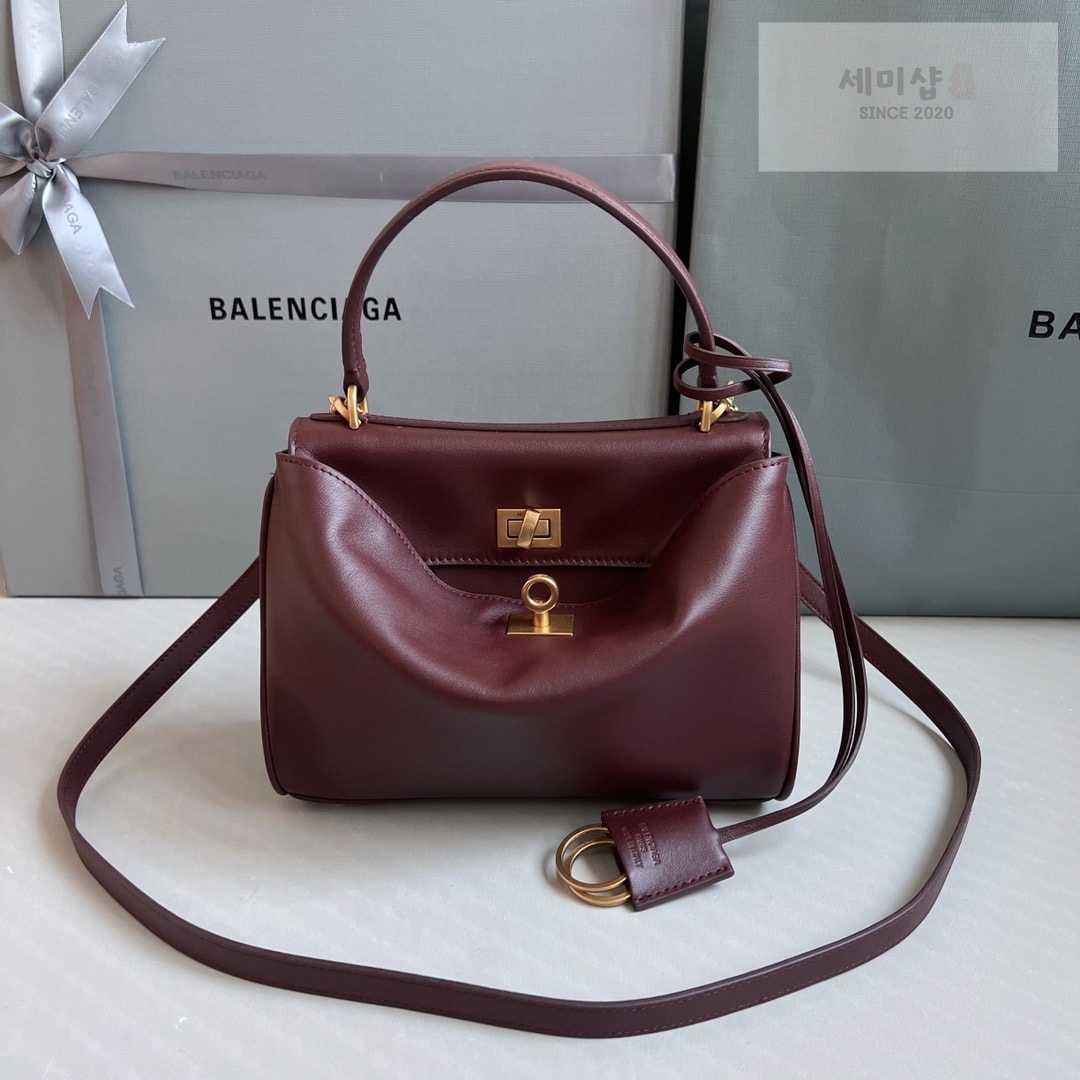 발렌시아가 발렌시아가 미니 로데오 다크 보르도 (버건디) Bag 6번 이미지