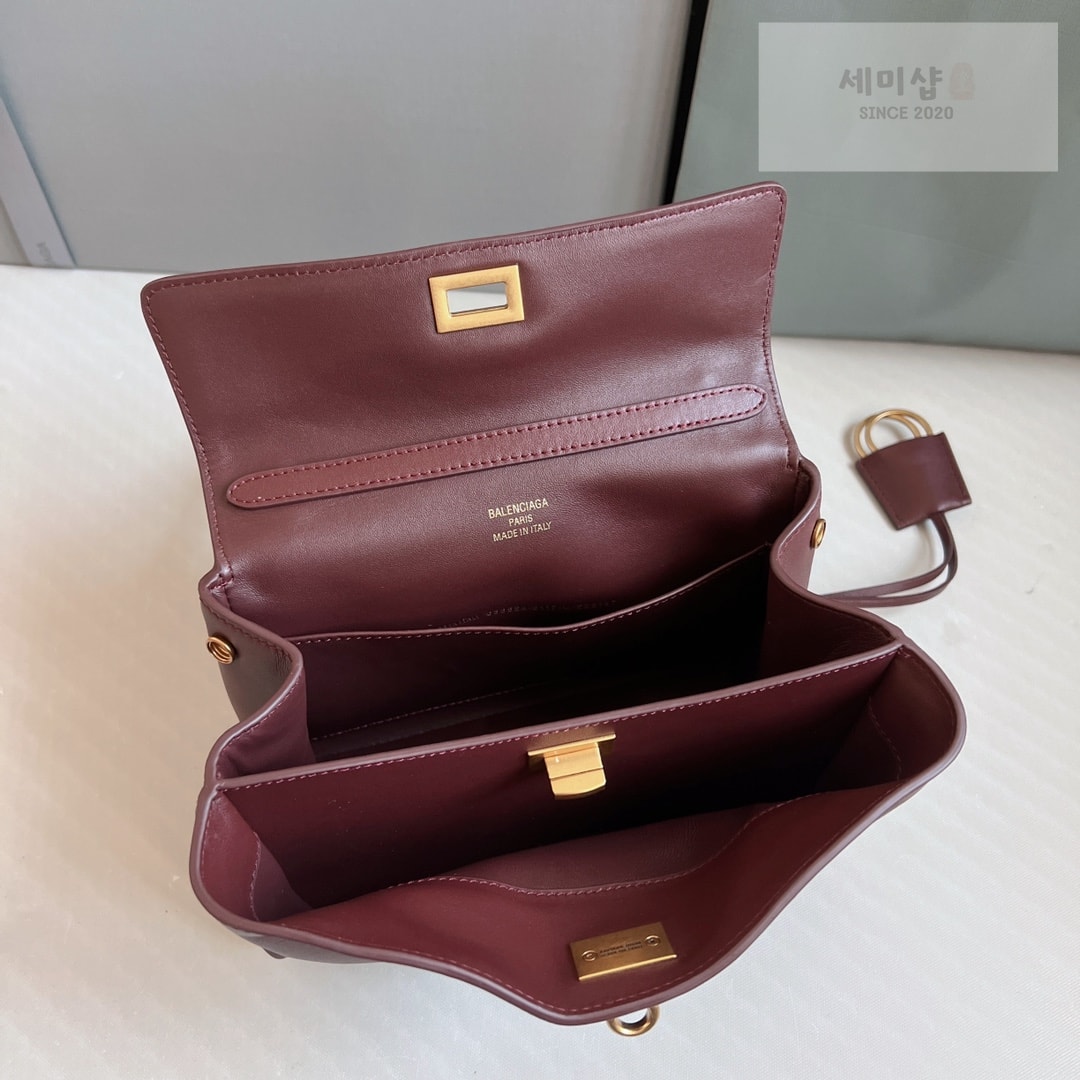 발렌시아가 발렌시아가 미니 로데오 다크 보르도 (버건디) Bag 7번 이미지