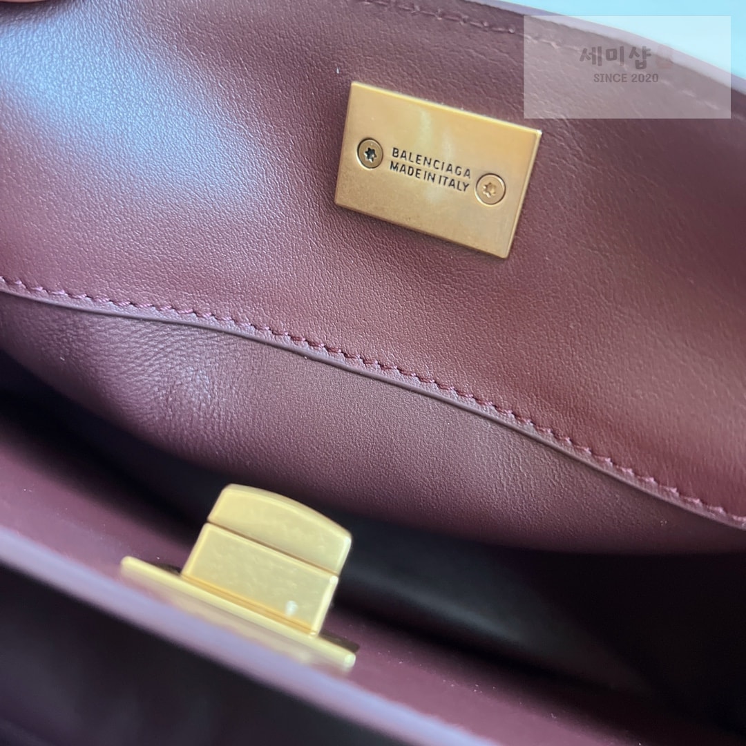 발렌시아가 발렌시아가 미니 로데오 다크 보르도 (버건디) Bag 8번 이미지