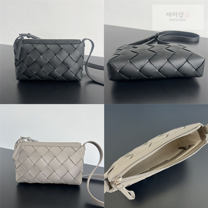 Bottega Veneta 보테가베네타 디아고 지퍼 메신저 백 837112 블랙 Bag 4번 이미지
