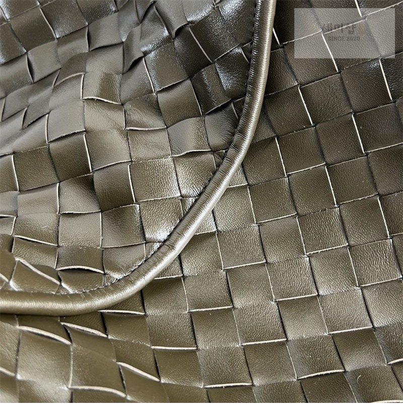 Bottega Veneta 보테가베네타 라지 홉 인트레치아토 숄더백 카키 Bag 2번 이미지