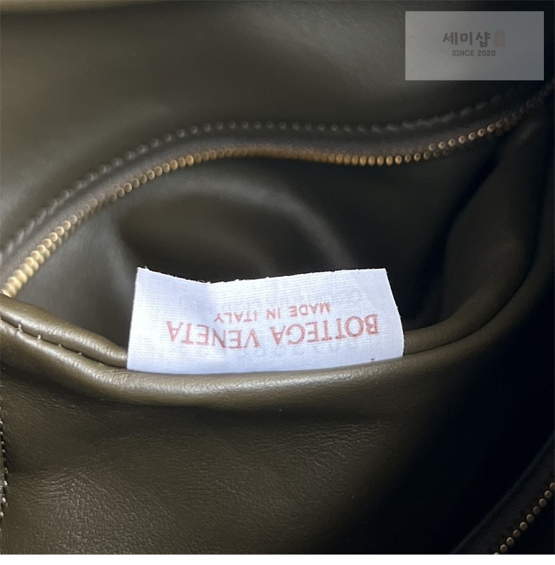 Bottega Veneta 보테가베네타 라지 홉 인트레치아토 숄더백 카키 Bag 6번 이미지