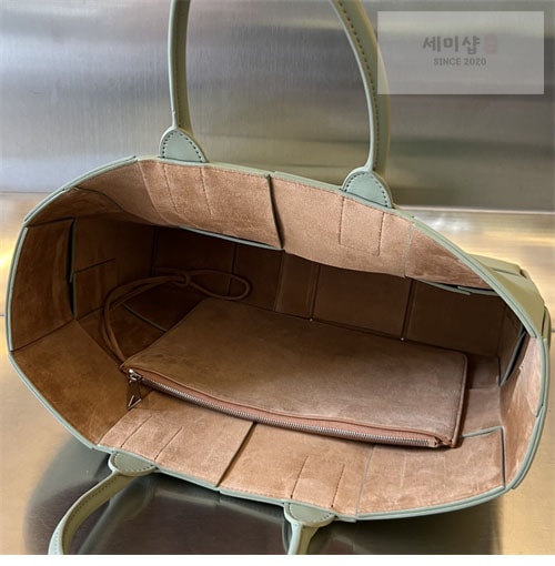 Bottega Veneta 보테가베네타 미디엄 인트레치아토 아르코 토트 백 “ 11 COLOR ” 그레이 Bag 27번 이미지
