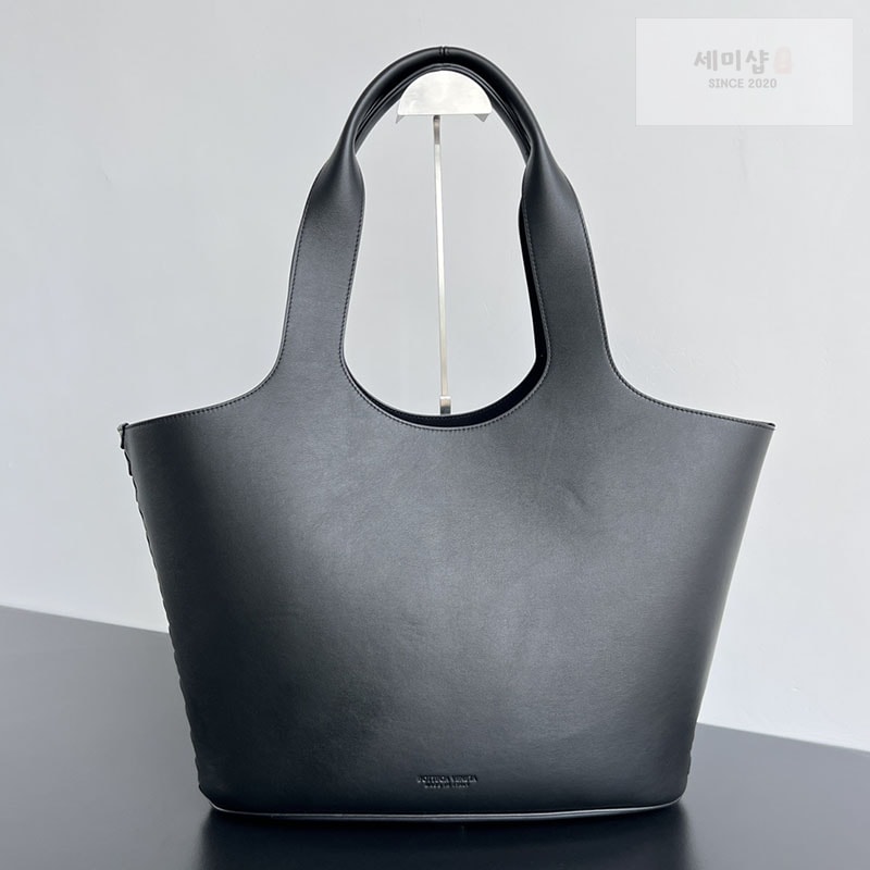 Bottega Veneta 보테가베네타 블랙 미디엄 크릭 토트백 레플리카 8번 이미지 - Bag | 세미샵 레플리카 사이트