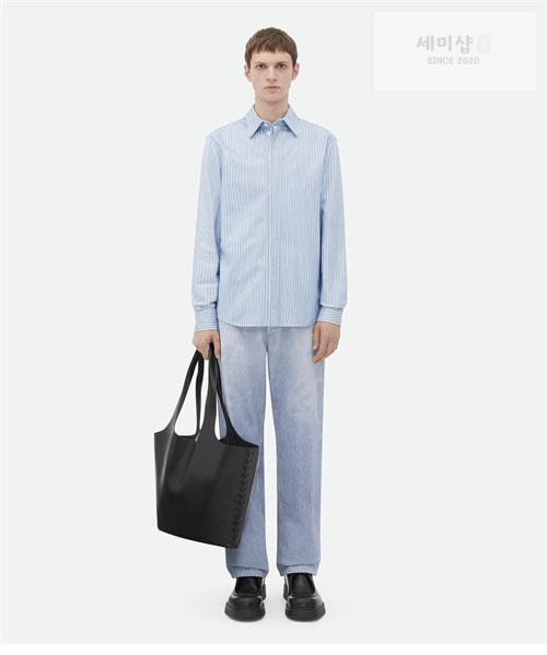 Bottega Veneta 보테가베네타 블랙 미디엄 크릭 토트백 레플리카 4번 이미지 - Bag | 세미샵 레플리카 사이트
