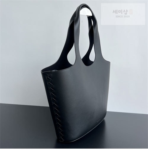 Bottega Veneta 보테가베네타 블랙 미디엄 크릭 토트백 레플리카 9번 이미지 - Bag | 세미샵 레플리카 사이트