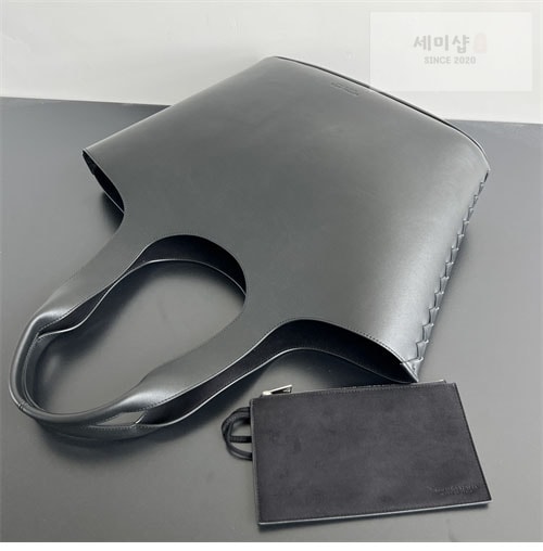 Bottega Veneta 보테가베네타 블랙 미디엄 크릭 토트백 레플리카 10번 이미지 - Bag | 세미샵 레플리카 사이트