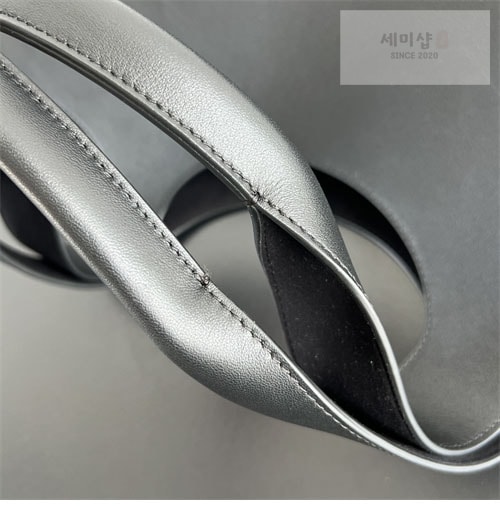 Bottega Veneta 보테가베네타 블랙 미디엄 크릭 토트백 레플리카 6번 이미지 - Bag | 세미샵 레플리카 사이트