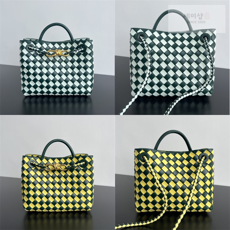 Bottega Veneta 보테가베네타 스몰 안디아모 탑 핸들 백 “ 2 COLOR ” 에메랄드 그린/글레이셔 Bag 2번 이미지