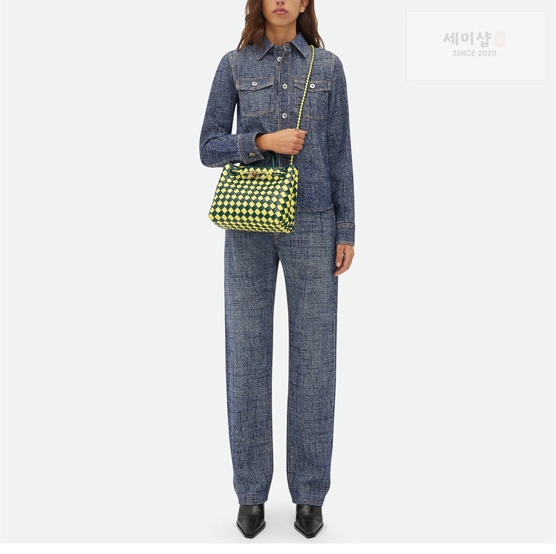 Bottega Veneta 보테가베네타 스몰 안디아모 탑 핸들 백 “ 2 COLOR ” 에메랄드 그린/글레이셔 Bag 1번 이미지