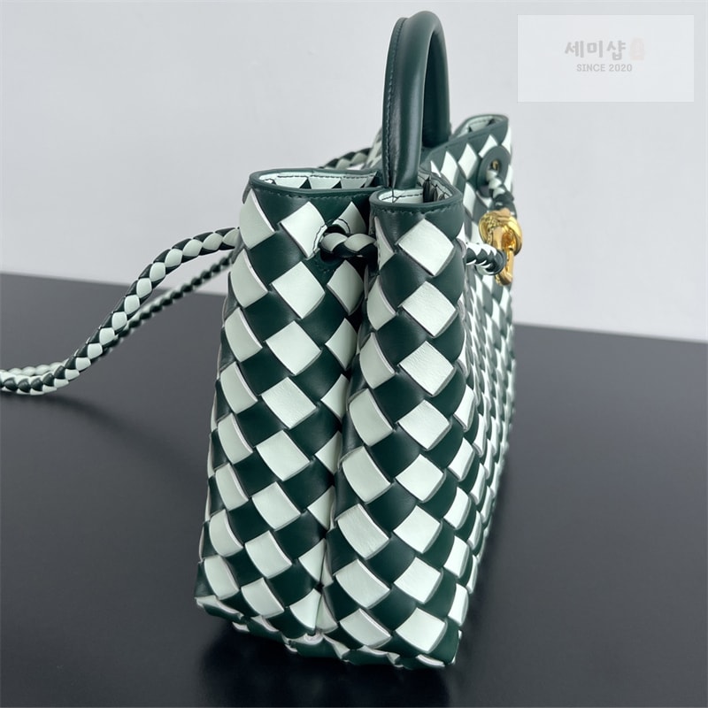 Bottega Veneta 보테가베네타 스몰 안디아모 탑 핸들 백 “ 2 COLOR ” 에메랄드 그린/글레이셔 Bag 11번 이미지