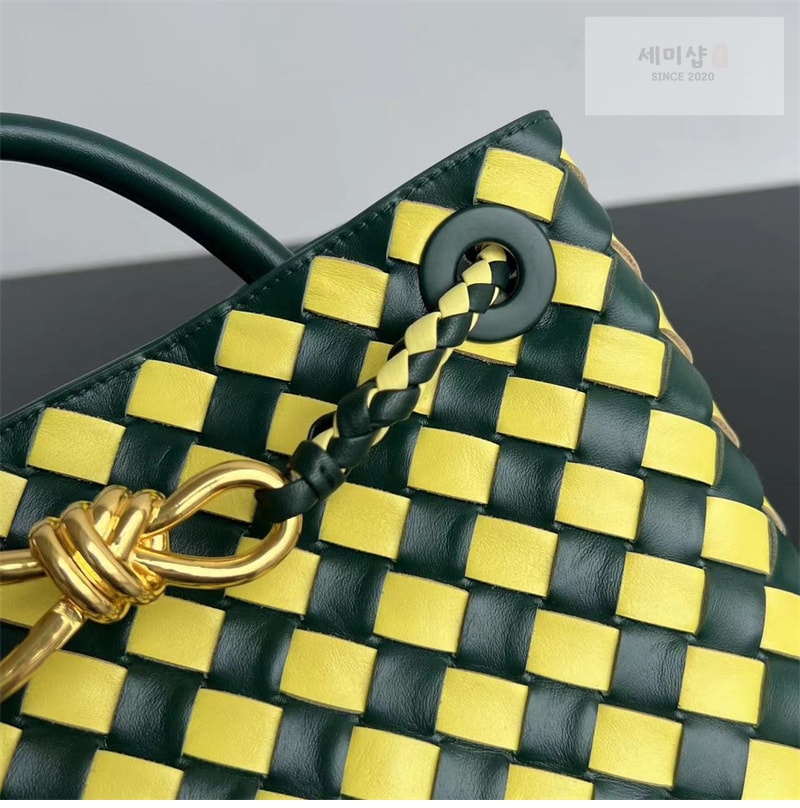 Bottega Veneta 보테가베네타 스몰 안디아모 탑 핸들 백 “ 2 COLOR ” 에메랄드 그린/글레이셔 Bag 8번 이미지