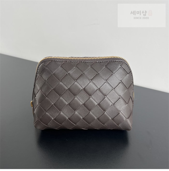 Bottega Veneta 보테가베네타 스몰 인트레치아토 반달 뷰티 파우치 “ 7COLOR ” 그레이+그린+블루 Bag 10번 이미지