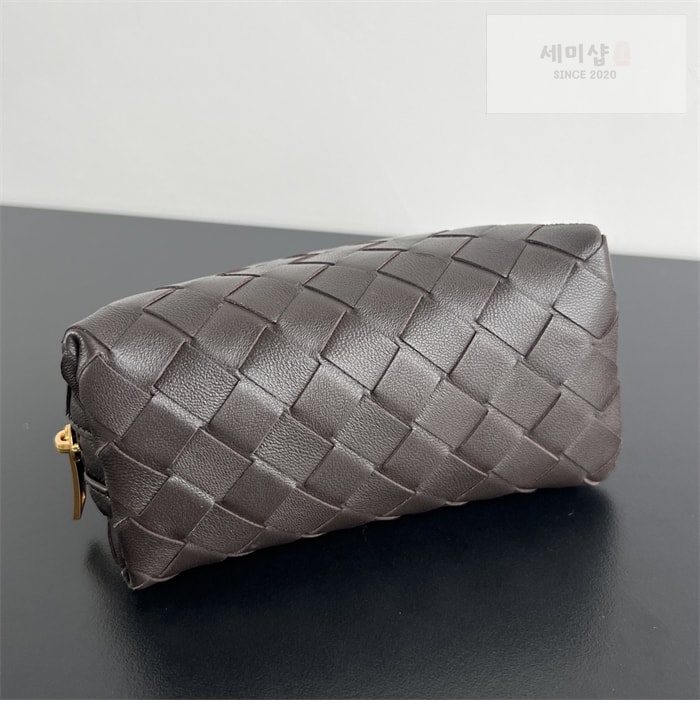 Bottega Veneta 보테가베네타 스몰 인트레치아토 반달 뷰티 파우치 “ 7COLOR ” 그레이+그린+블루 Bag 11번 이미지