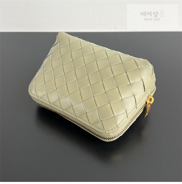 Bottega Veneta 보테가베네타 스몰 인트레치아토 반달 뷰티 파우치 “ 7COLOR ” 그레이+그린+블루 Bag 14번 이미지