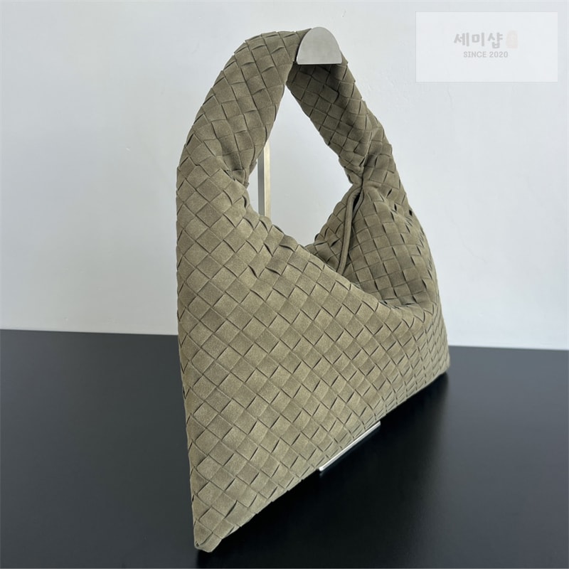 Bottega Veneta 보테가베네타 스몰 스웨이드 홉 백 1# Bag 18번 이미지