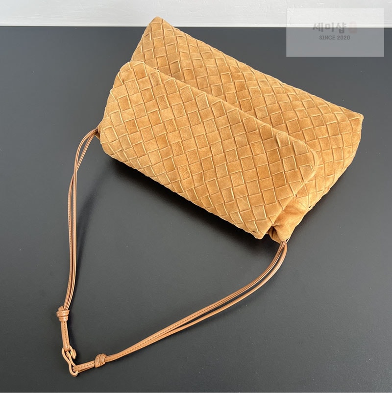 보테가베네타 보테가베네타 스웨이드 지오르노 더스트 숄더 백 857657 블루 Bag 14번 이미지